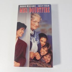 Mrs. Doubtfire VHS 1994 Video Tape Robin Williams Classic Comedy VTG 90s‎ Movie